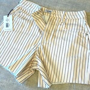 WeWoreWhat cream colored denim shorts